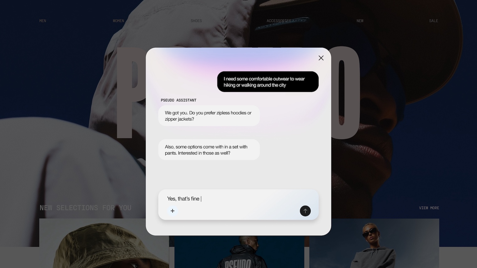 CONVERSATIONAL COMMERCE EXPERIENCES